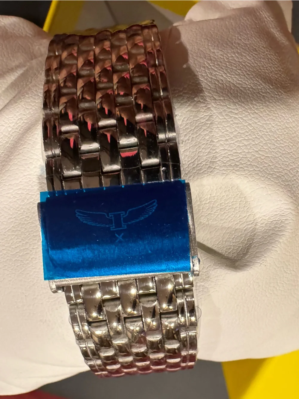 Invicta Silver Women's Stainless Steel Bracelet Watch with Rectangular Dial